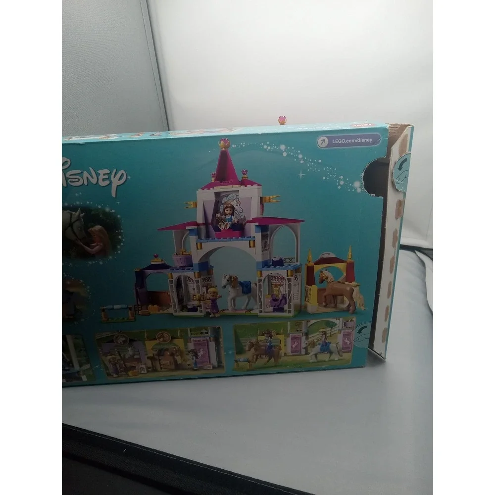 LEGO Disney Princess Belle and Rapunzel's Royal Stables (43195 Not Complete Read